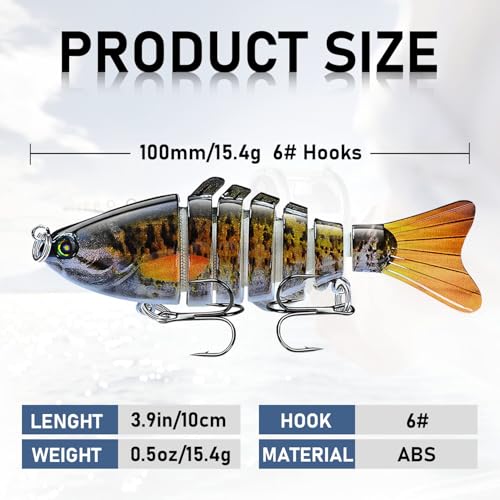 Multi Segmented Fishing Lures (5-Pack-style)