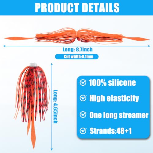 Silicone Jig Skirts Replacement 10 (10pcs)