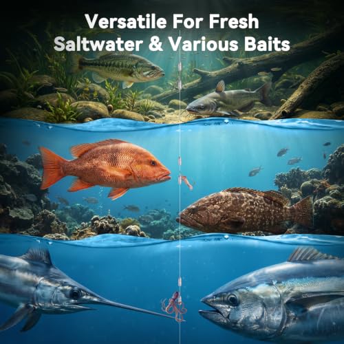 Baitholder Fishing Hooks 100Pcs Offset