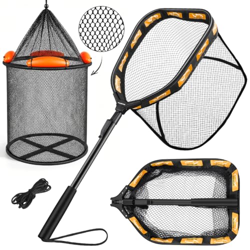 Fishing Net with Floating Fish Basket