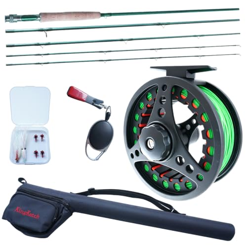 Fly Fishing Rod Combo (Dark Green / Dark Green-5)
