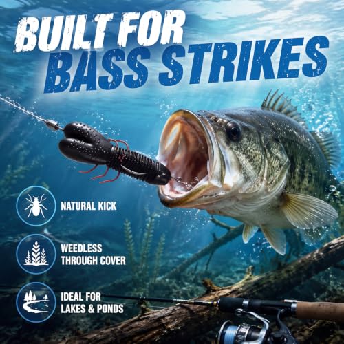 10 Pcs Fishing Lure (Black Bass)