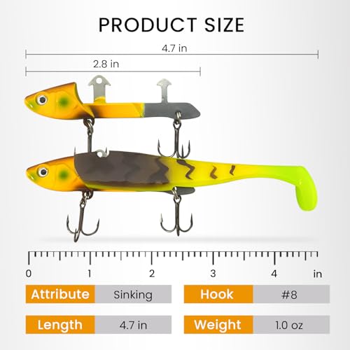 Jig Head Soft Lure (Jig Head Soft Lure Color Set)