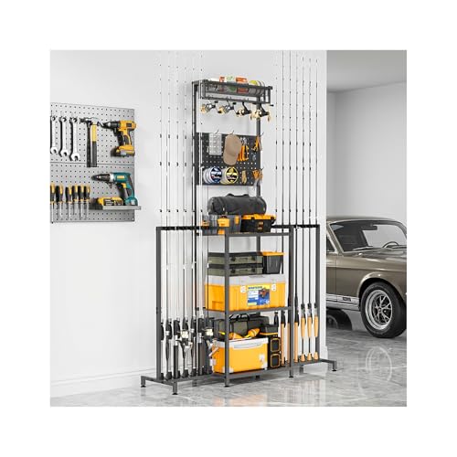 YFFSRJDJ Fishing Rod Holder (Upgraded Size- Holds 24 Rods)