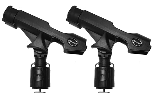 New Upgrade 360 Degrees MiniPort Fishing Rod Holder with Mini Rod Holder
