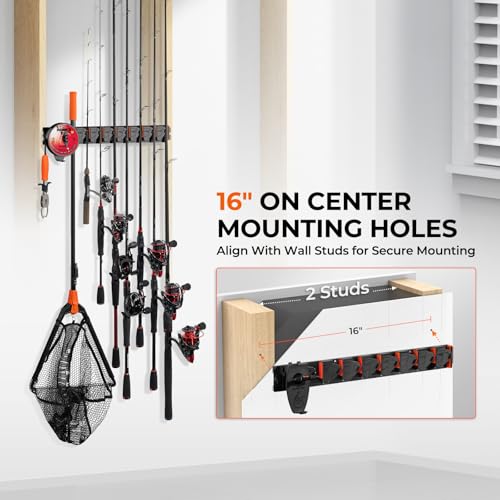 Vertical Fishing Rod Holder (V8-1 Pack)