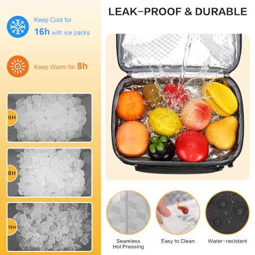 Insulated Double Deck Cooler Backpack for Men Women