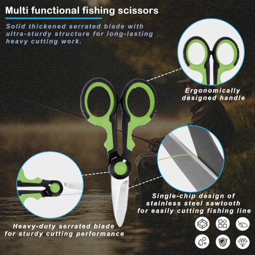 7 PCS Fishing Pliers Tool Kit (Green)