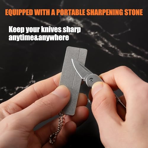Stainless steel mini folding knife
