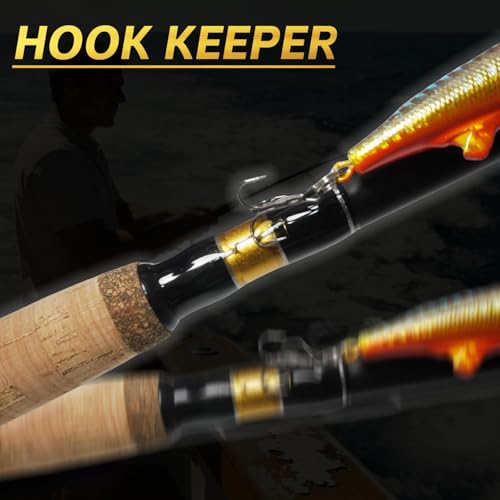 7’ Casting Fishing Rod with 2 Tips (A-JHJSQB-7'0")