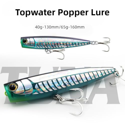 1.41oz 2.29oz Floating Saltwater Topwater Popper Lure