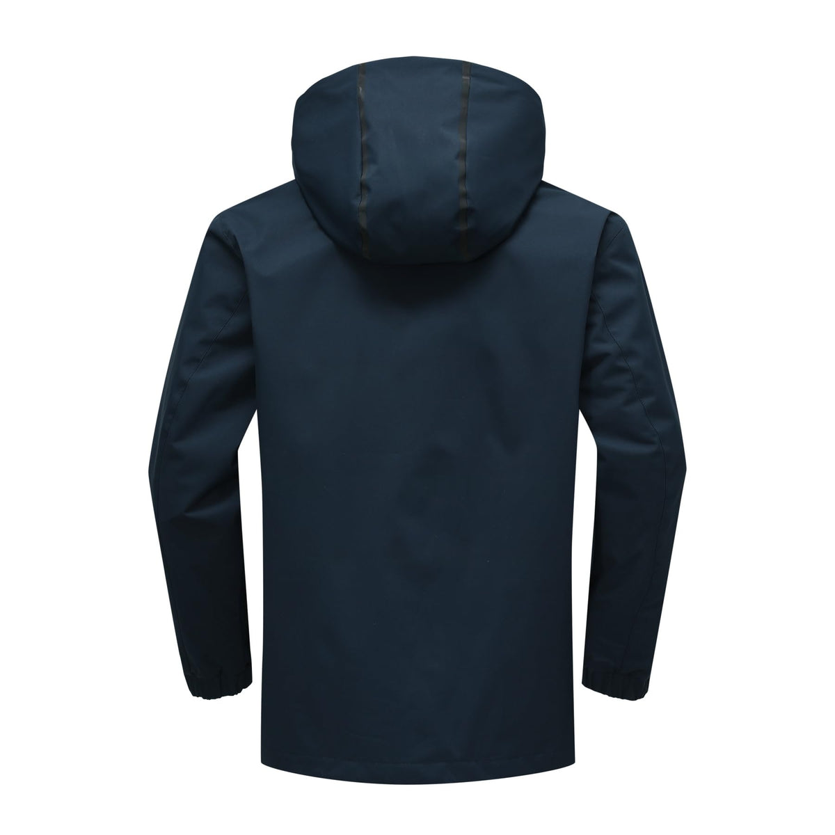 Hiking Jacket for Men Lightweight Waterproof Breathable Rain Coat (Large / Navy Blue)