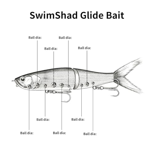 7in Glidebait with Brush Tail (PURPLE HUNTER)
