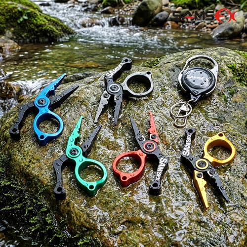Mini Fishing Pliers with Fly Fishing Zinger Retractor