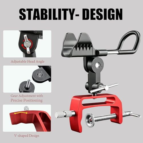 Fishing Rod Holder for Boat (Fishing Rod Holder Round-1red)