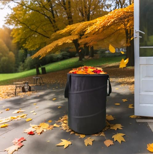 Collapsible Foldable Camping Recycle Bin with Lid & Hook
