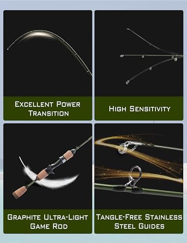 Wild Streams Ultralight Spinning&Casting Trout Rod