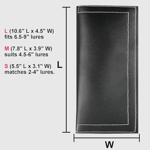 Fishing Lure Wrap (S: for 2-4in lures)