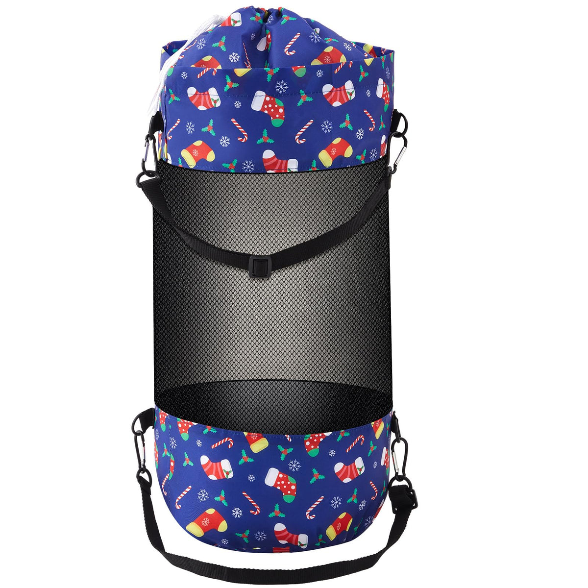 Portable Boat Trash Bags Boat Accessories Container Outdoor Medium Hoop Mesh Trash Bags Reusable Garbage Container Cabin Storage for Men Women Adults Kayak Camper Fishing (Colorful / Stylish Style)