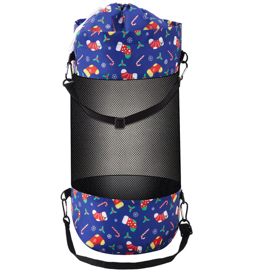 Portable Boat Trash Bags Boat Accessories Container Outdoor Medium Hoop Mesh Trash Bags Reusable Garbage Container Cabin Storage for Men Women Adults Kayak Camper Fishing (Colorful / Stylish Style)