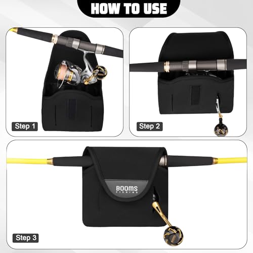 RC7 Neoprene Spinning Reel Cover Fit 5000~10000 Reels 2PCS XL (XL-2pack(5000~10000))
