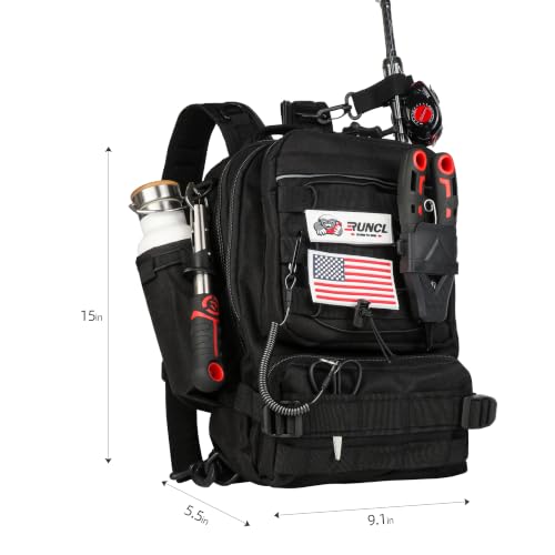 Tactical Fishing Backpack (Black)