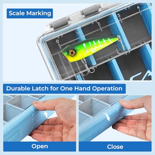 DryVault Waterproof Fishing Tackle Box (3700(1 Pack))