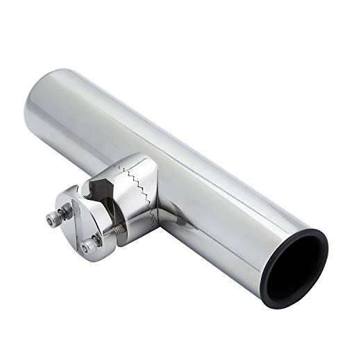 Stainless Steel Clamp on Fishing Rod Holder (Rail 0.6" - 1")