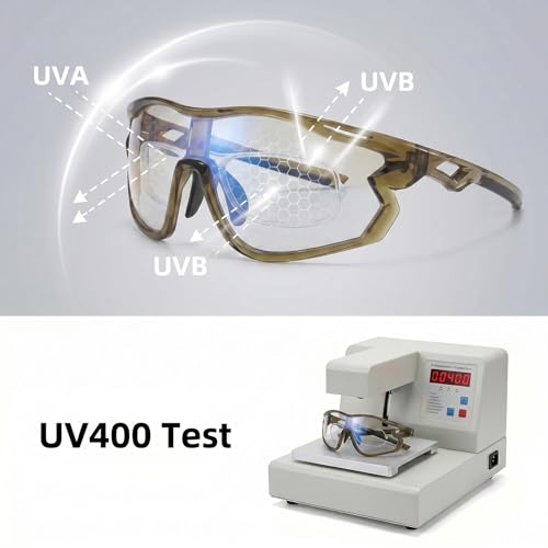 Polarized Sports Sunglasses for Men Women with UV400 Protection