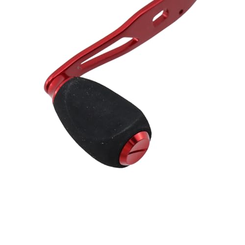 Fishing Baitcasting Reel Handle Replacement Parts (Red Black)