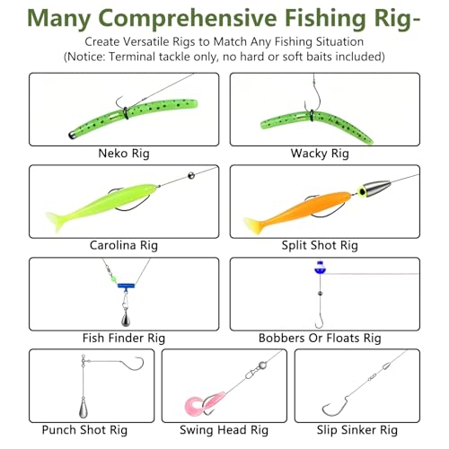 412Pcs Fishing Tackle Kit with Box