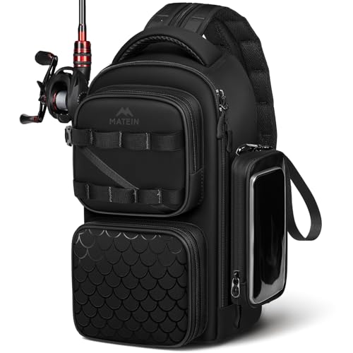Fishing Sling Bag with Phone Pouch