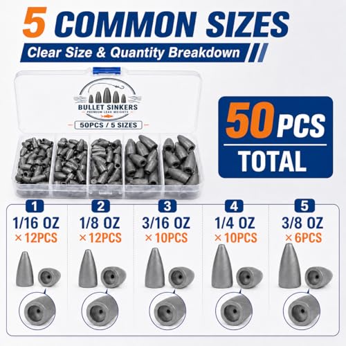 Bullet Fishing Weights