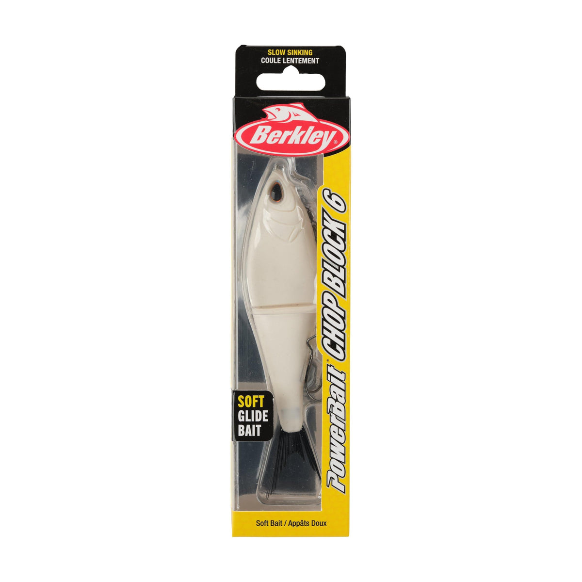 PowerBait Chop Block Fishing Soft Bait (Raw / 6 in - 1 oz)