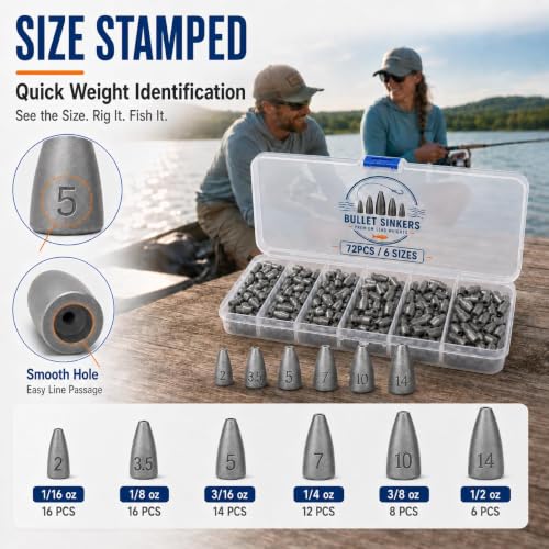 Bullet Fishing Weights