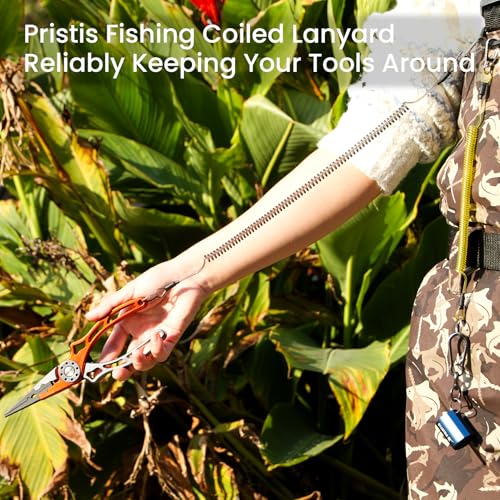 6 pcs Fishing Coiled Lanyards
