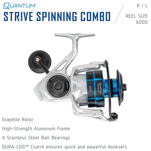 Strive Spinning Reel and Fishing Rod Combo (7'0" / Size 6000 Reel)