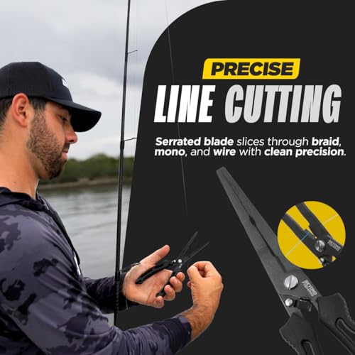 Beyond Fishing Long Nose Pliers 8.5 in (8.5" Long Nose - Yellow)