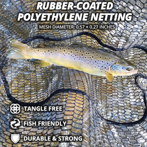 Floating Fishing Net for Fly Fishing (Green)