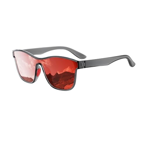 One Piece Shield Sunglasses for Women Men