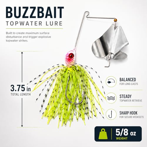 Fishing Spinner Lures (multi color 5pk(black, yellow, green, red, white))
