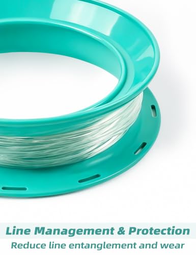 6.3in Fishing Yoyo Spool Cuban Hand Reel Yo (Cyan 6in)