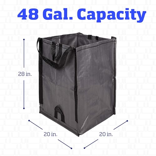Heavy Duty Home and Yard Bags (Gray)