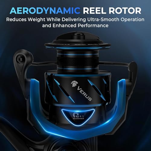 Verus Spinning Fishing Reels with Lightweight Nylitech Body