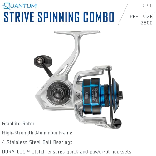 Strive Spinning Reel and Fishing Rod Combo (7'0" / Size 2500 Reel)