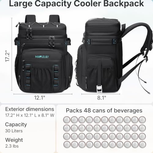 Insulated Backpack Cooler Leakproof Lunch Backpack