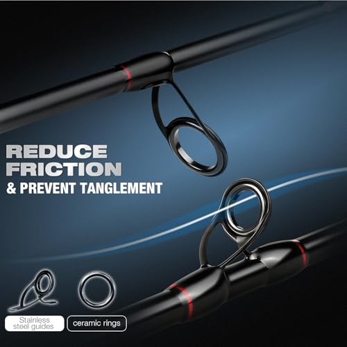 Fishing Rod and Reel Combo (spin-7'0''-mh-2000 Reel)