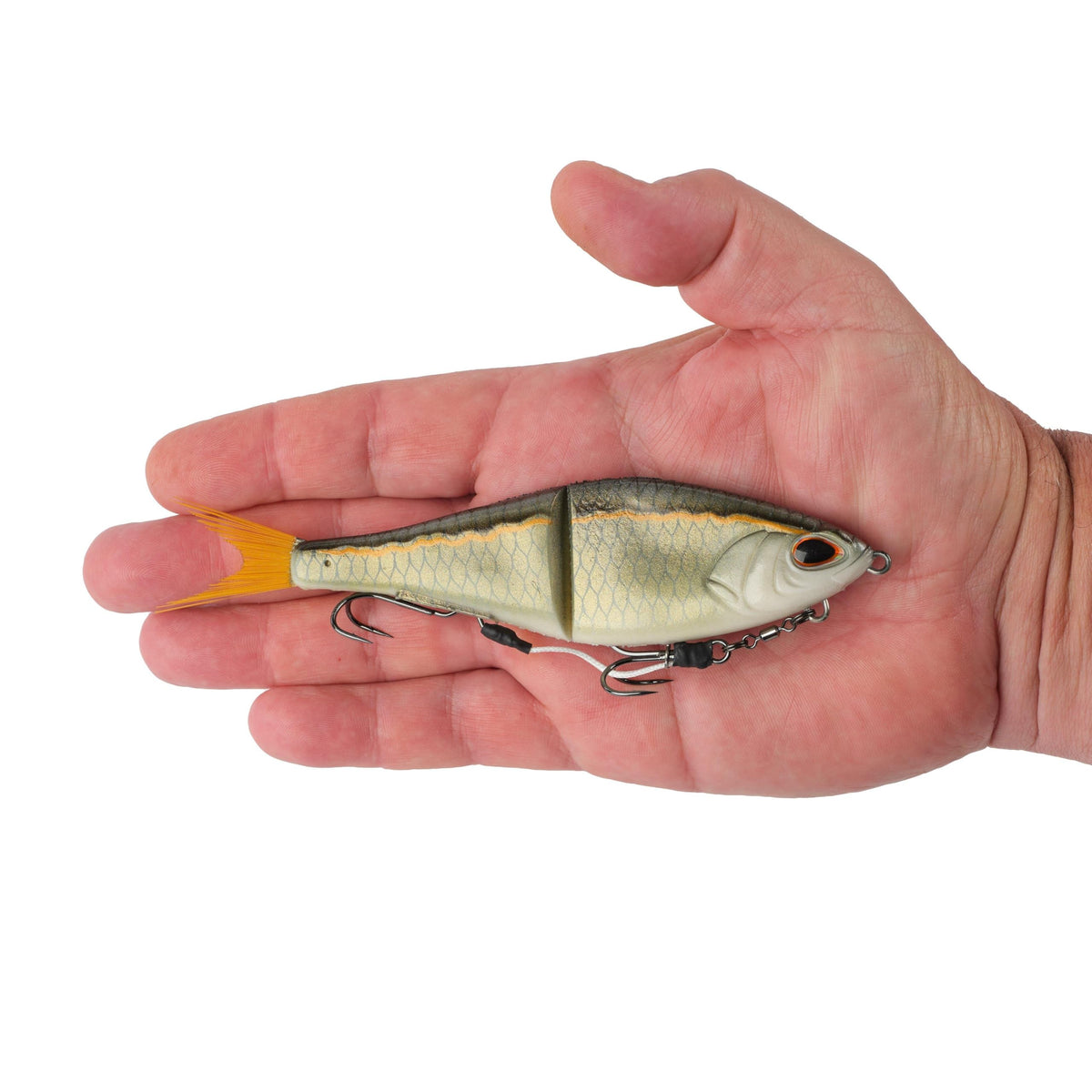 PowerBait Chop Block Fishing Soft Bait (Golden Shiner / 6 in - 1 oz)