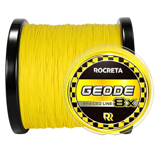 Geode Braided Fishing Line (Yellow / 65LB(1000YDS))