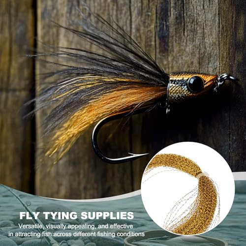 Crystal Flash Fly Fishing Line (Gold)